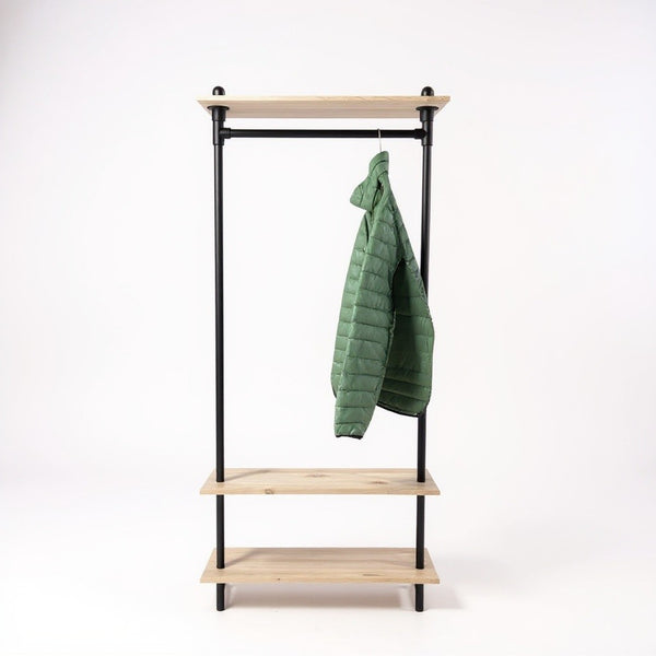 Industriële Kapstok Eikenhout