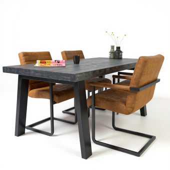 Industriële Steigerhout Eettafel Evenaar