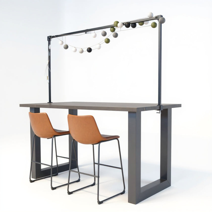 Industriële Tafelklem Zwart