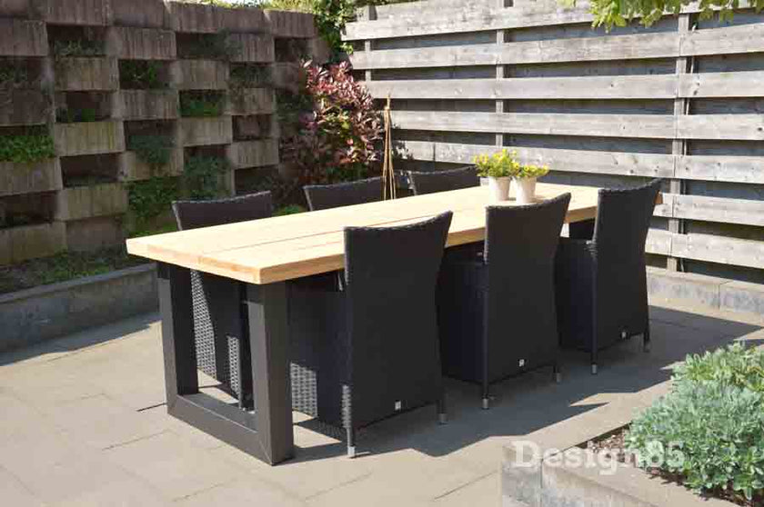 Industriële Douglas Hout Eettafel Buiten