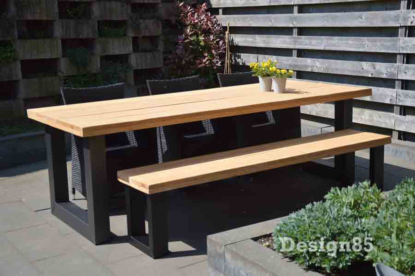 Industriële Douglas Hout Eettafel Buiten