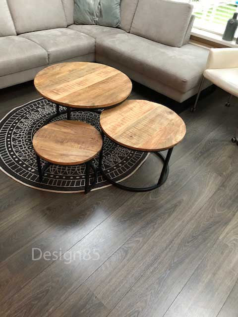 Salontafel Industrieel Rond