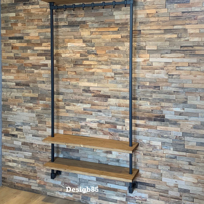 Kapstok Zwart Metaal Zweef