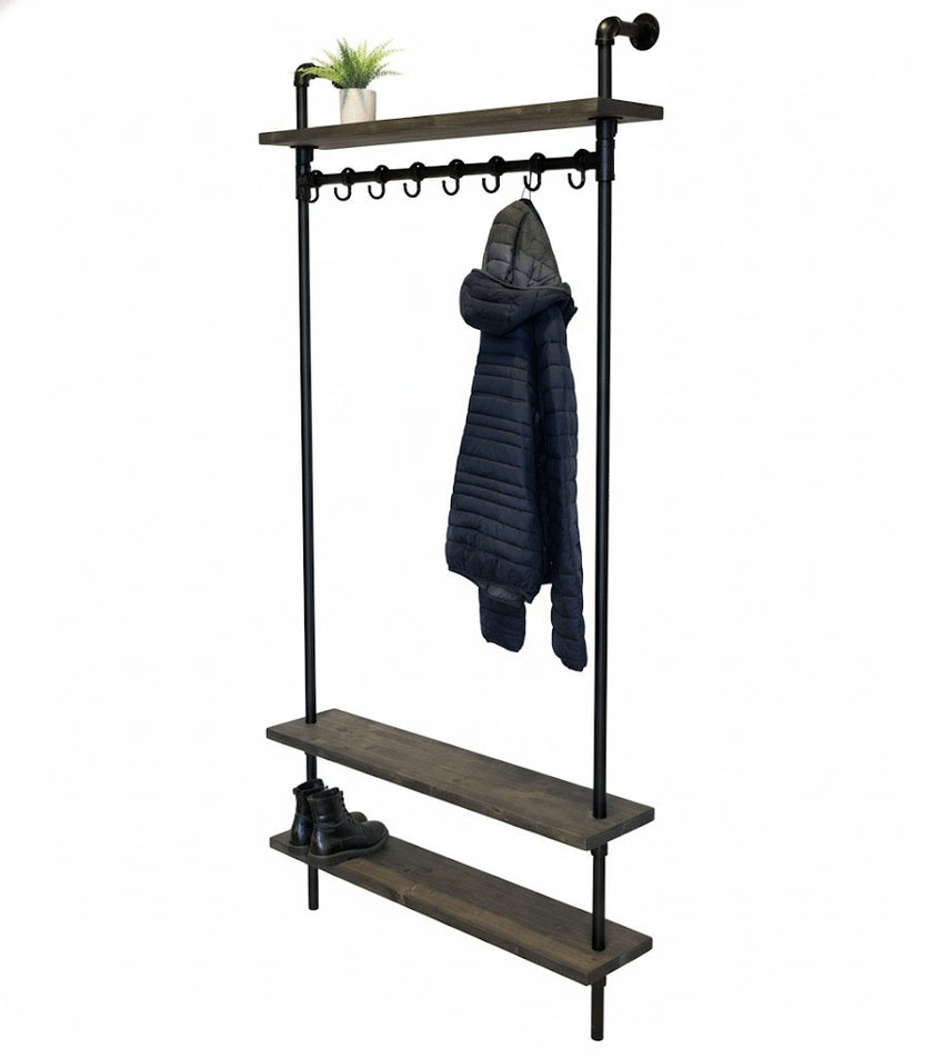 Steigerbuis kapstok Vintage