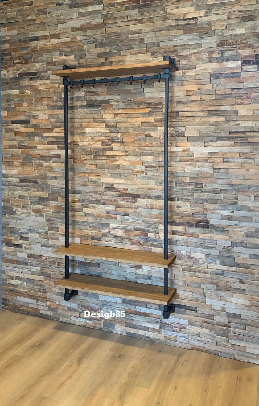 Steigerbuis Kapstok Zwart