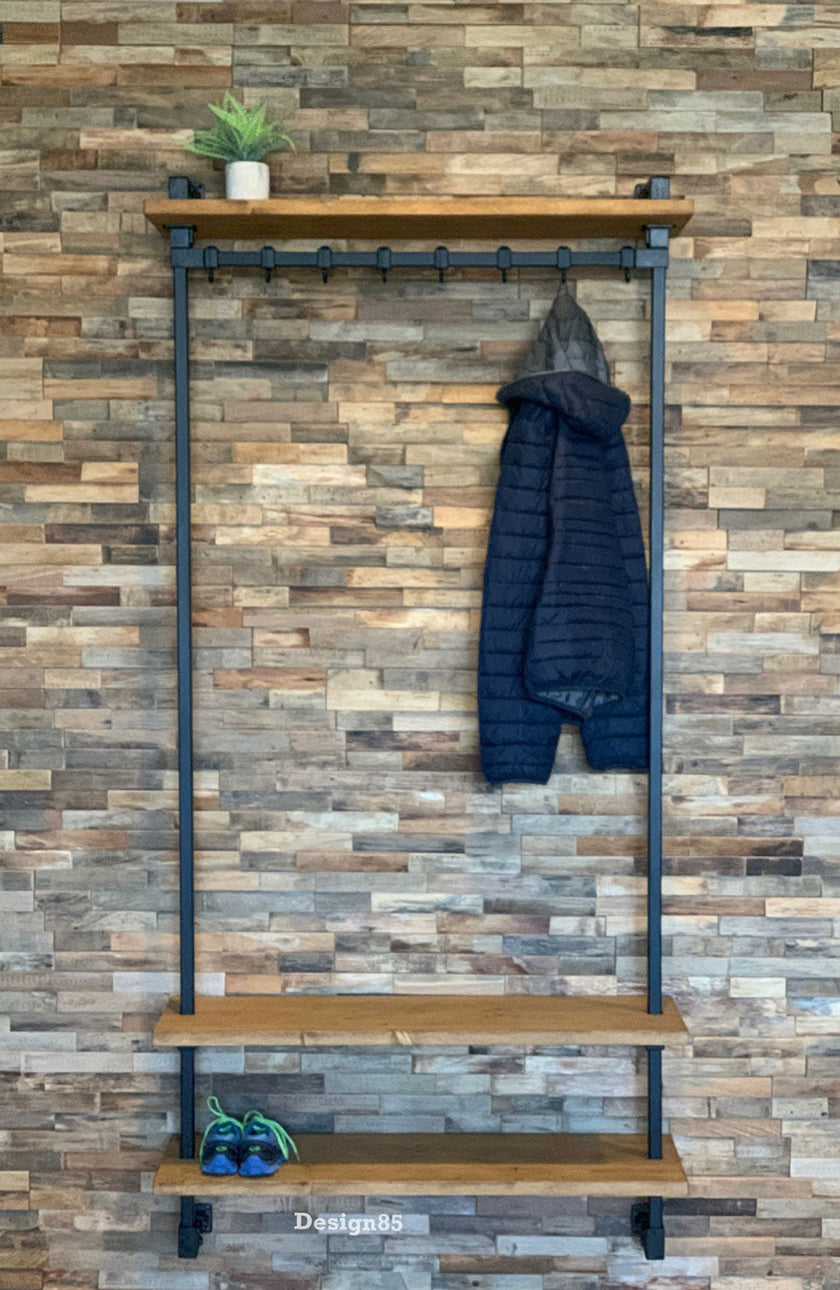 Kapstok Zwart Metaal Zweef