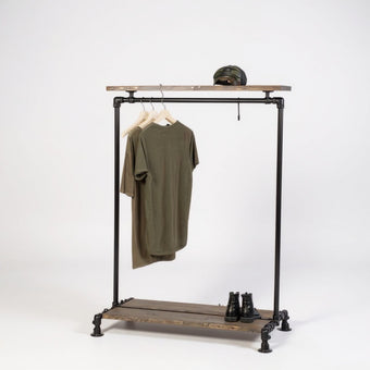 Steigerbuis kledingrek Huidig