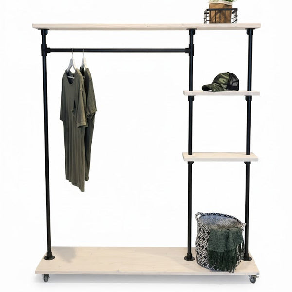 Steigerbuis Kledingrek Deluxe