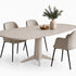 Eettafel Deens Ovaal Nexus in witte houtafwerking met modern design
