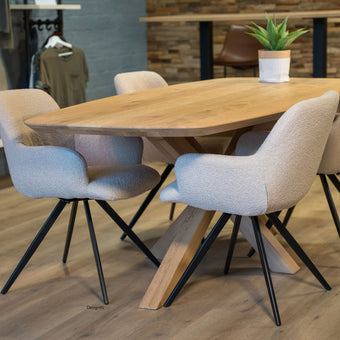 Eettafel deens ovaal Nordic