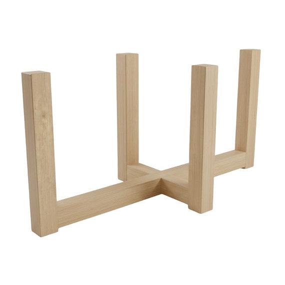 eettafel deens ovaal rune onderstel van hout