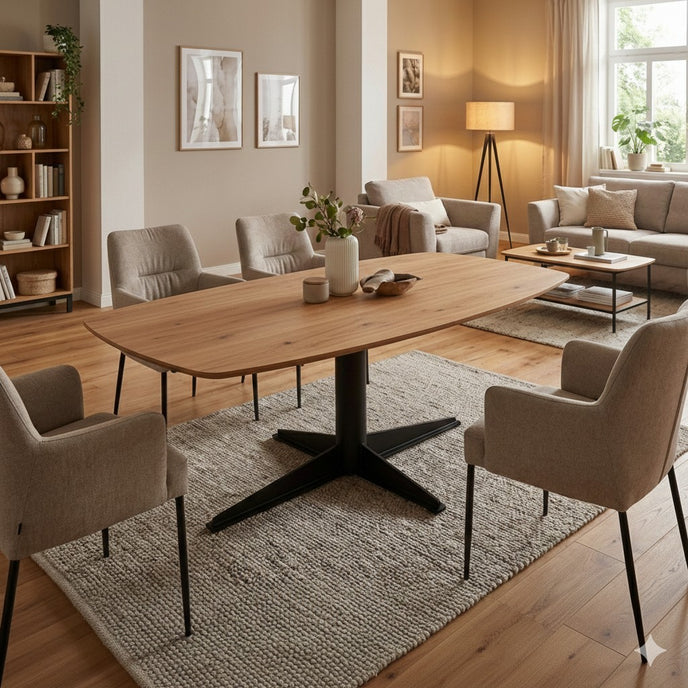 Eettafel deens ovaal Slim