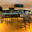 horeca bartafel vierkant in de business ruimte van voetbal club De Graafschap