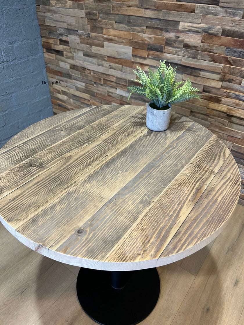 Horeca tafel steigerhout Rond
