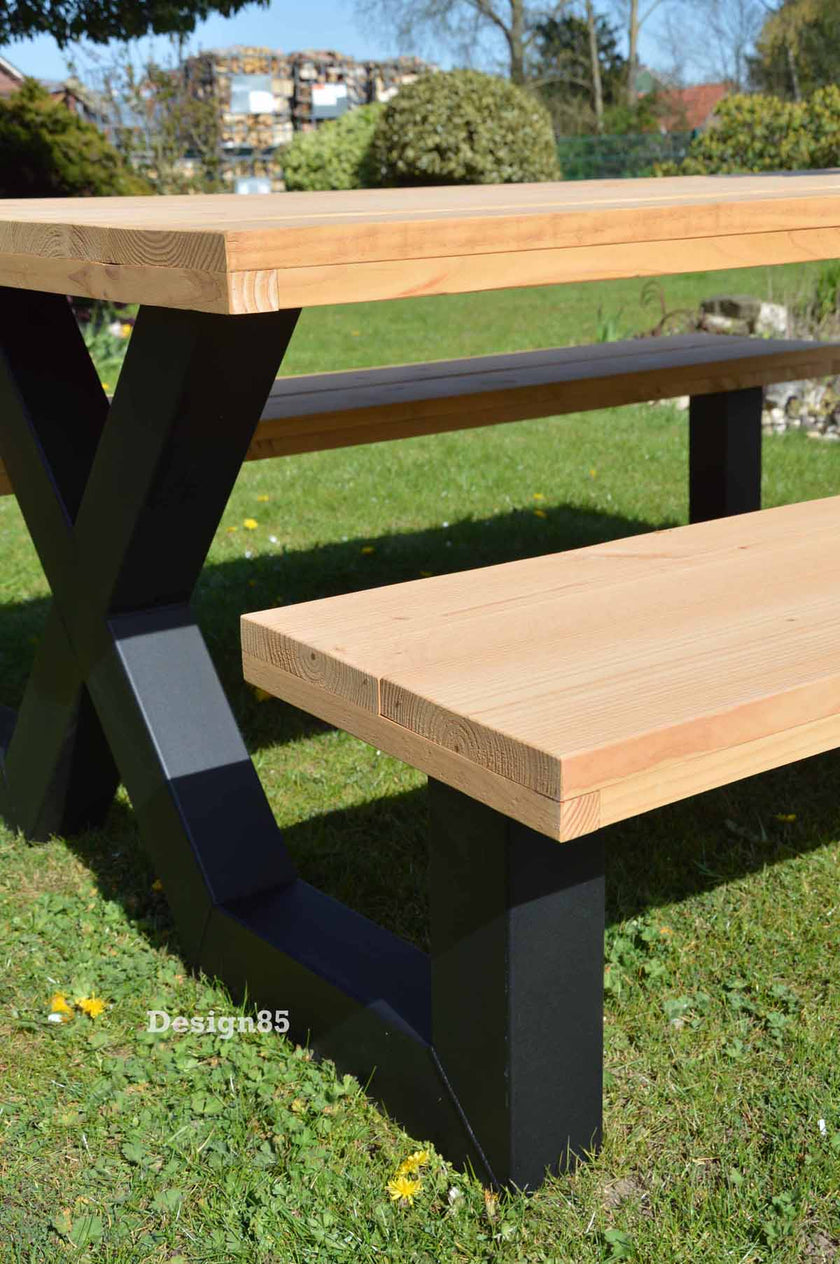 Industriële Douglas Hout Eettafel Picknick