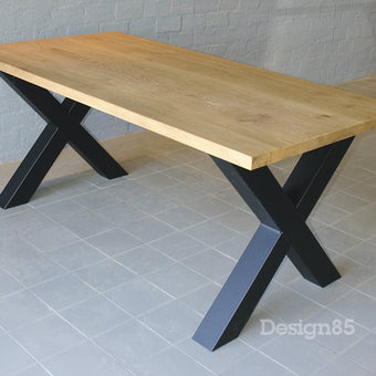 Industriële Eiken Eettafel Storm