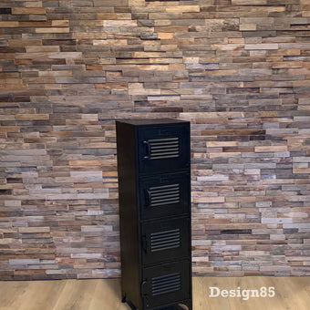 Industriële Kast Locker Zwart