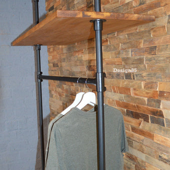 Industriële Kledingkast Zwart