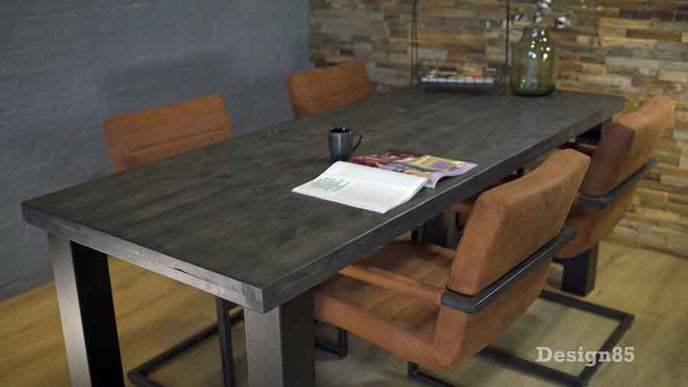 Industriële Steigerhout Eettafel Horizon