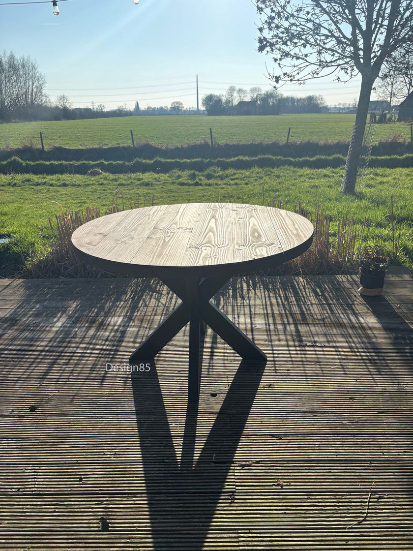 Industriele tuintafel Rond