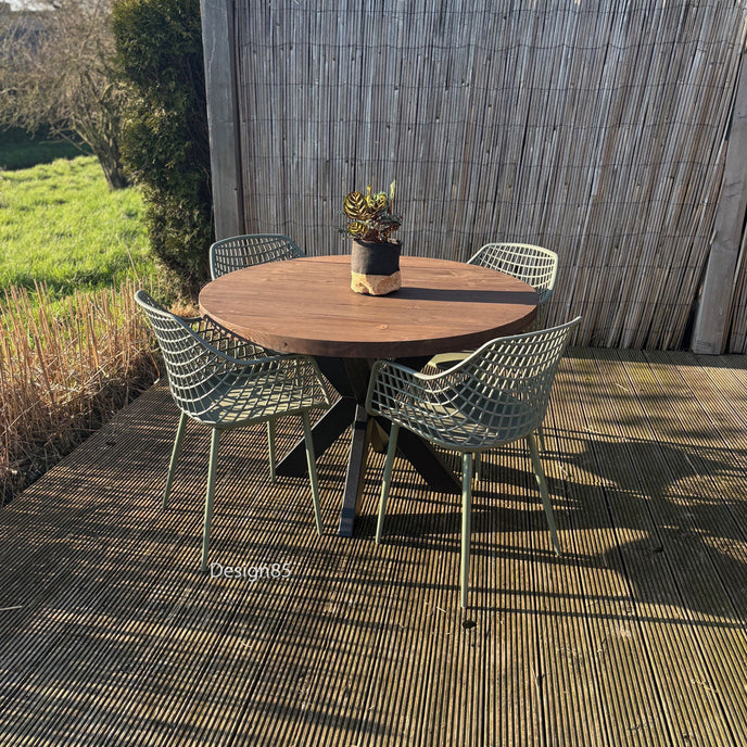 Industriele tuintafel Rond