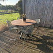 Industriele tuintafel Rond