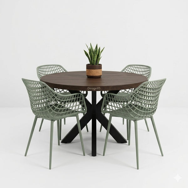 Industriele tuintafel Rond