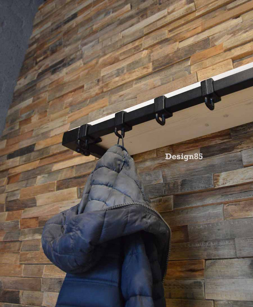 Kapstok Zwart Metaal Hangaar