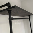 Kapstok zwart metaal Hangers
