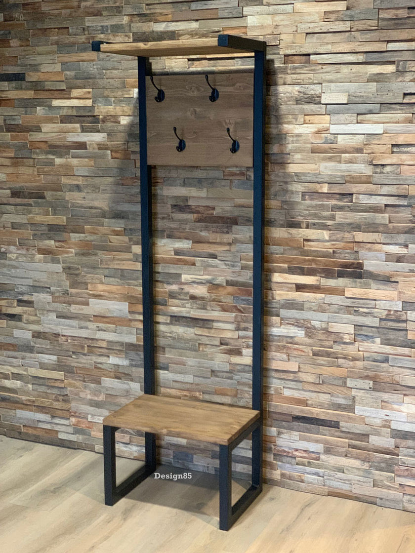 Kapstok Zwart Metaal Staand