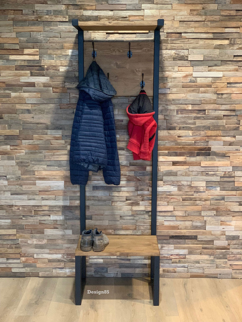 Kapstok Zwart Metaal Staand