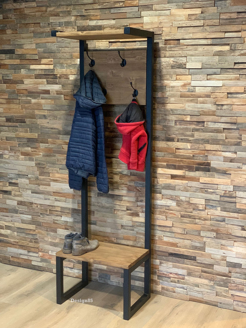 Kapstok Zwart Metaal Staand