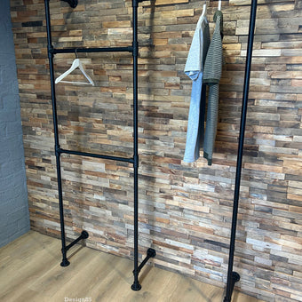 Kledingrek Muur Dubbel