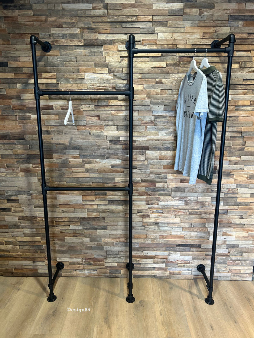 Kledingrek Muur Dubbel