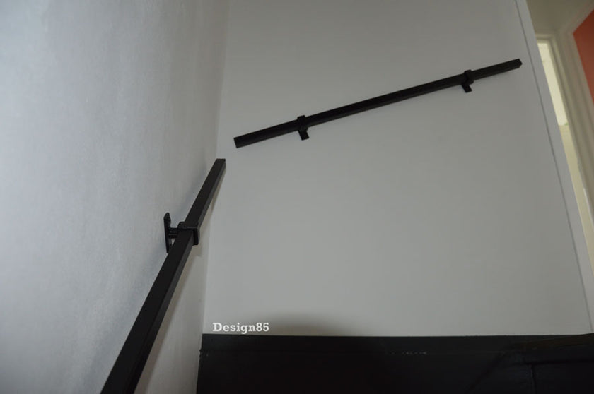 Stalen Trapleuning Zwart