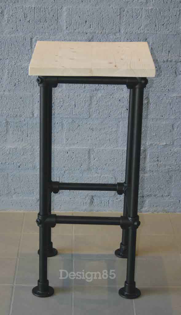 Steigerbuis Barkruk Zwart