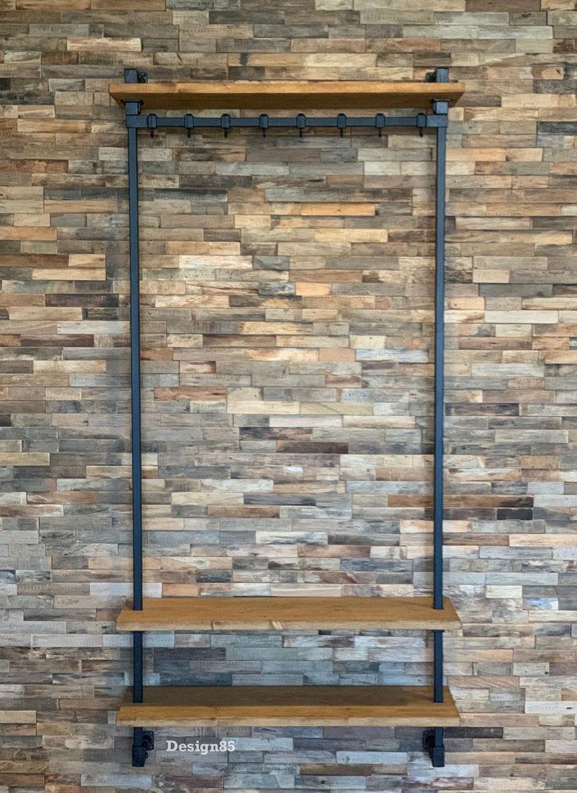 Steigerbuis Kapstok Zwart