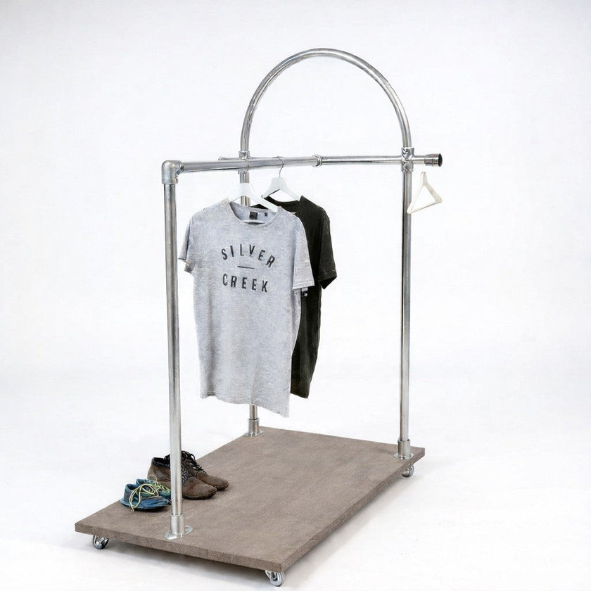 Steigerbuis kledingrek Boog