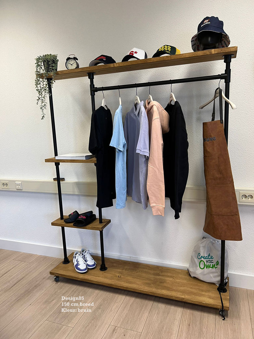 Steigerbuis Kledingrek Deluxe