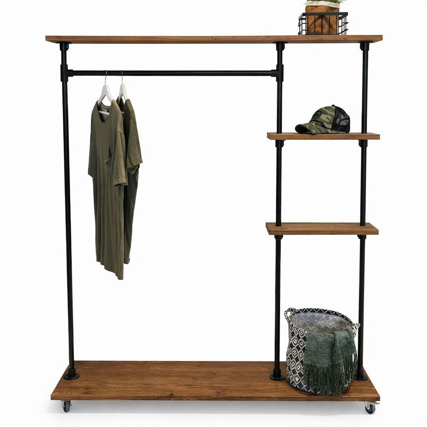 Steigerbuis kledingrek Deluxe