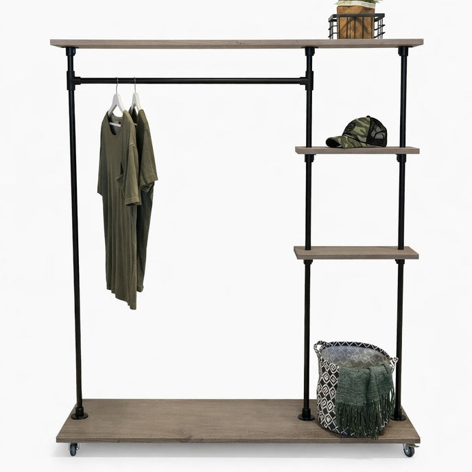 Steigerbuis kledingrek Deluxe