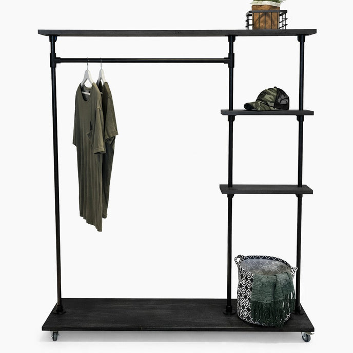 Steigerbuis kledingrek Deluxe