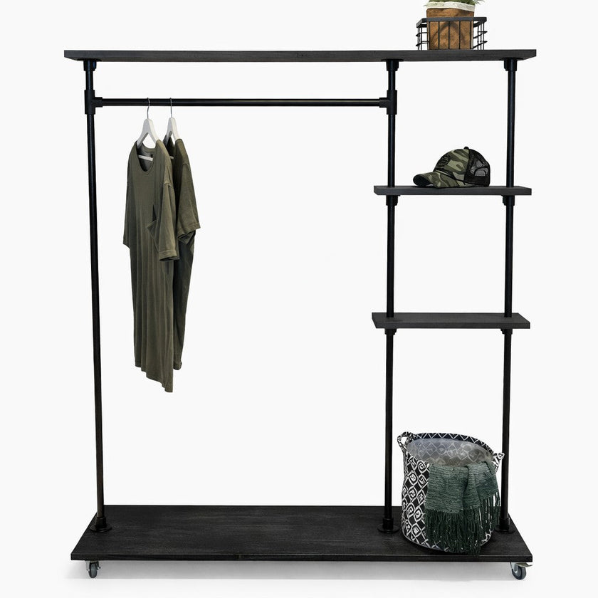 Steigerbuis kledingrek Deluxe
