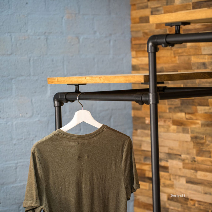 Steigerbuis kledingrek Duo