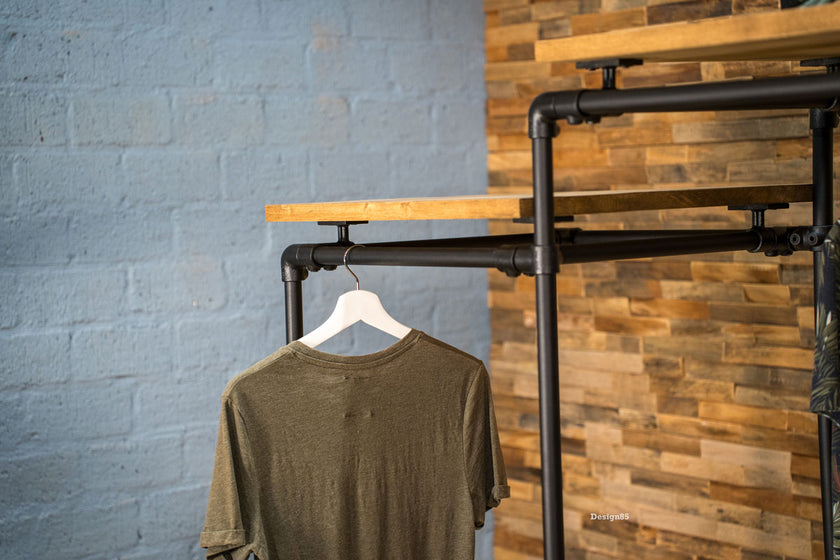 Steigerbuis kledingrek Duo