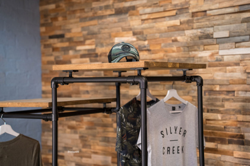 Steigerbuis kledingrek Duo