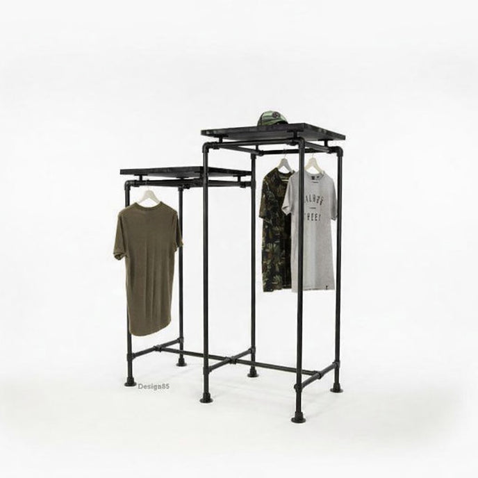 Steigerbuis kledingrek Duo