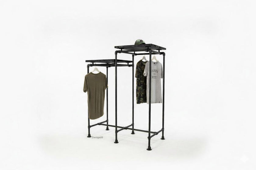 Steigerbuis kledingrek Duo